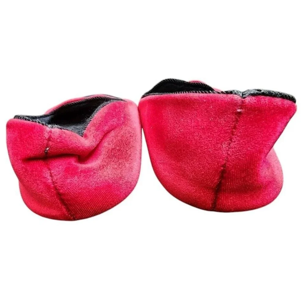 Betsey Johnson LIPPSSS Velvet Slip Ons Size S (5-6)